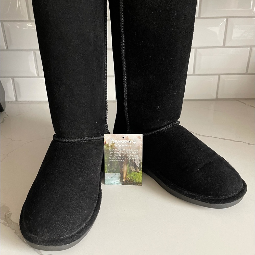 BearPaw Black Ankle Boots